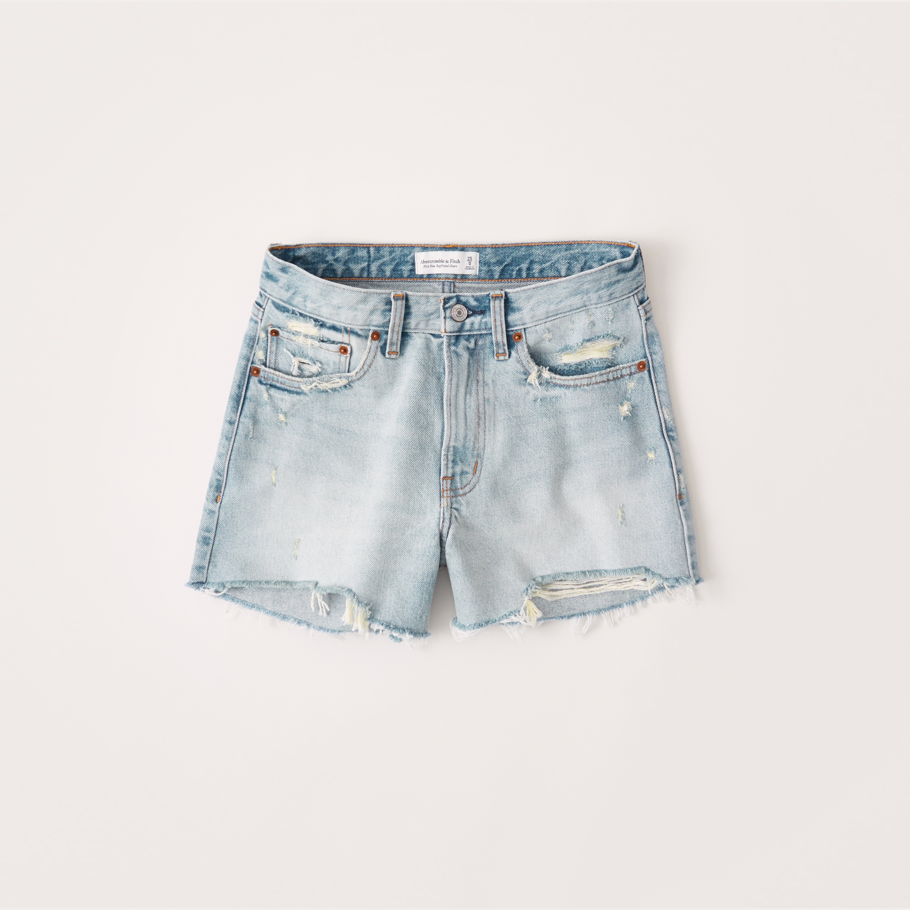 abercrombie and fitch denim shorts