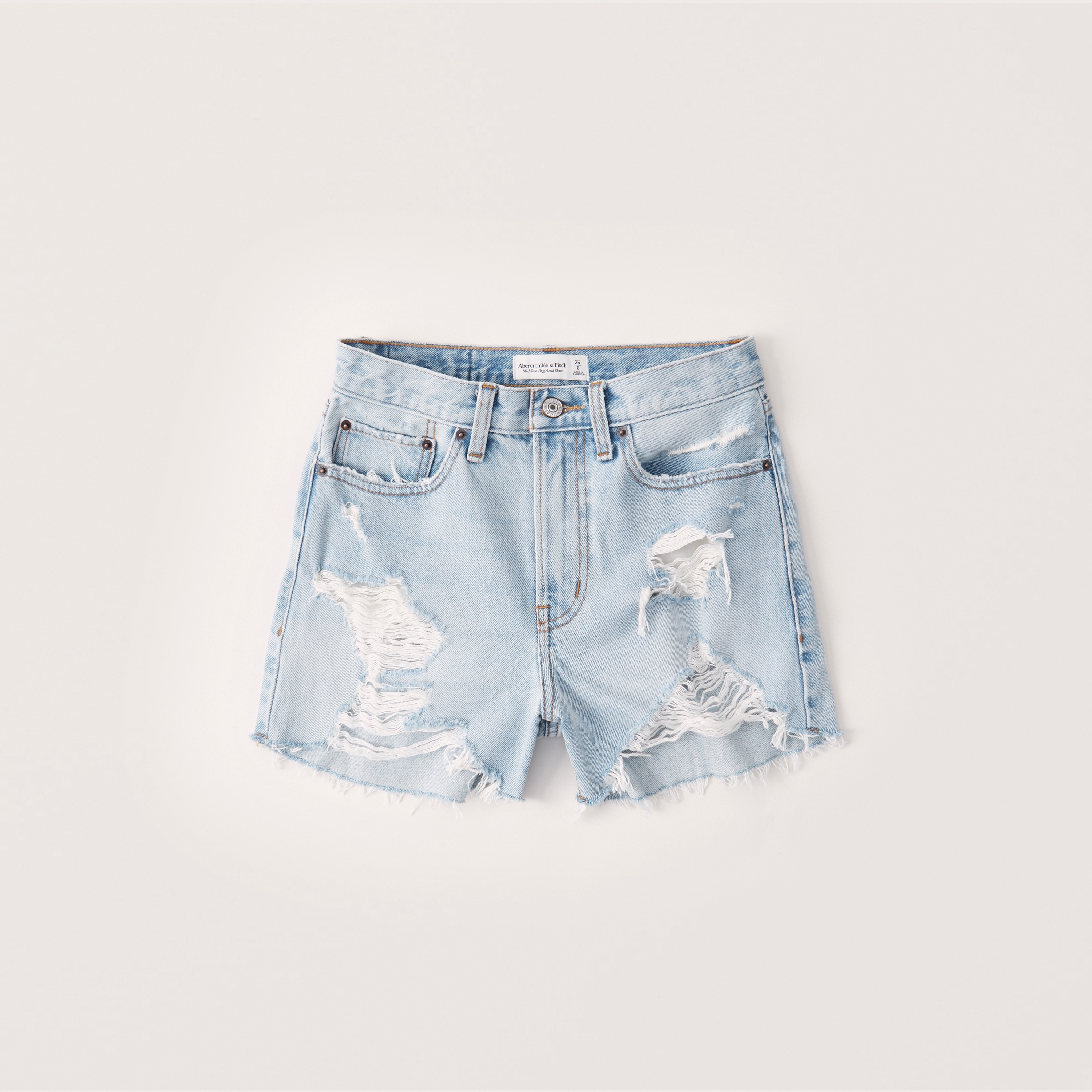 abercrombie and fitch curve love shorts