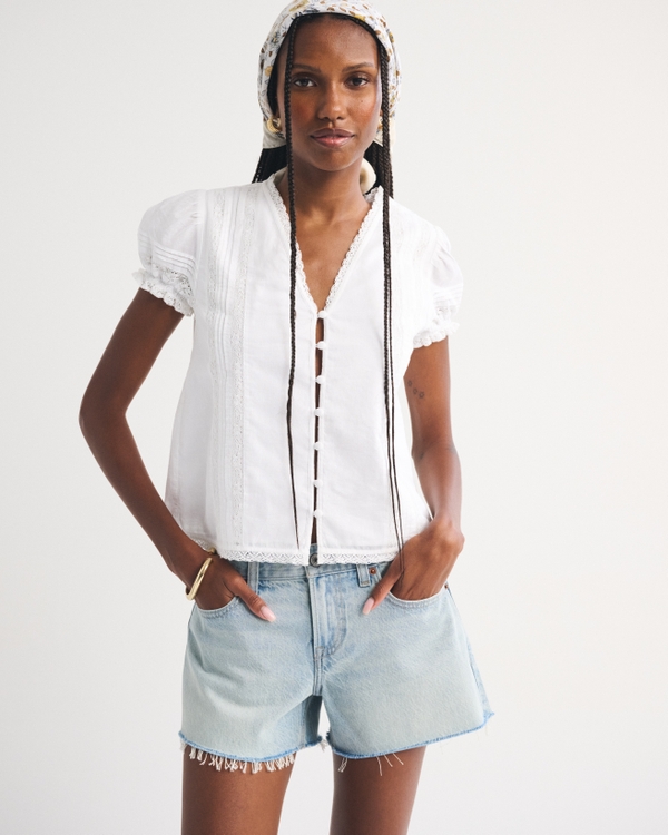 Low Rise Ultra Loose Short, Light view 1