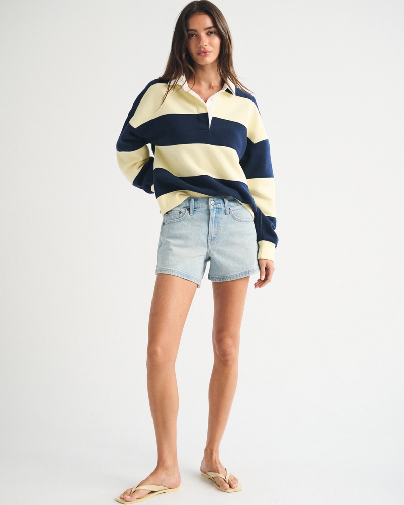 Mid Rise A-Line Short