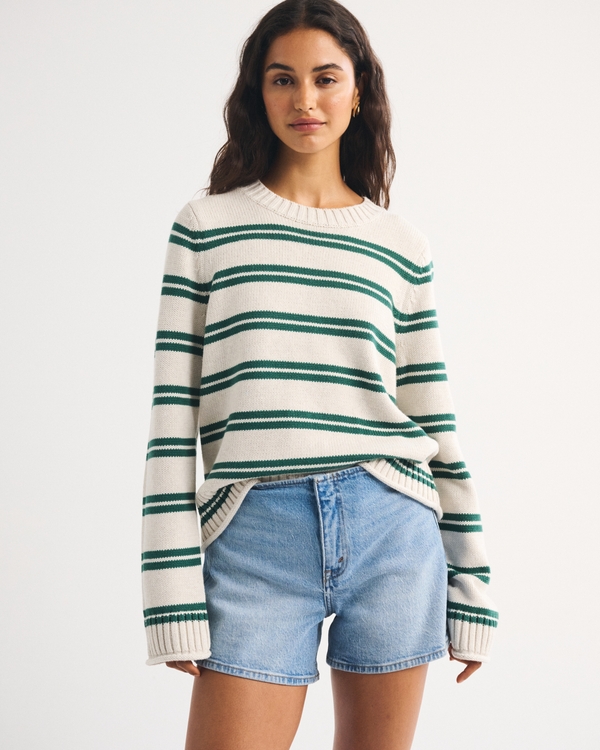 Mid Rise Waistless A-Line Short, Medium view 1