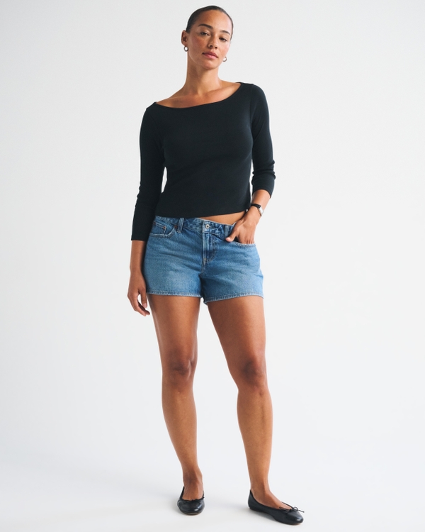 Curve Love Low Rise Ultra Loose Short, Medium view 2