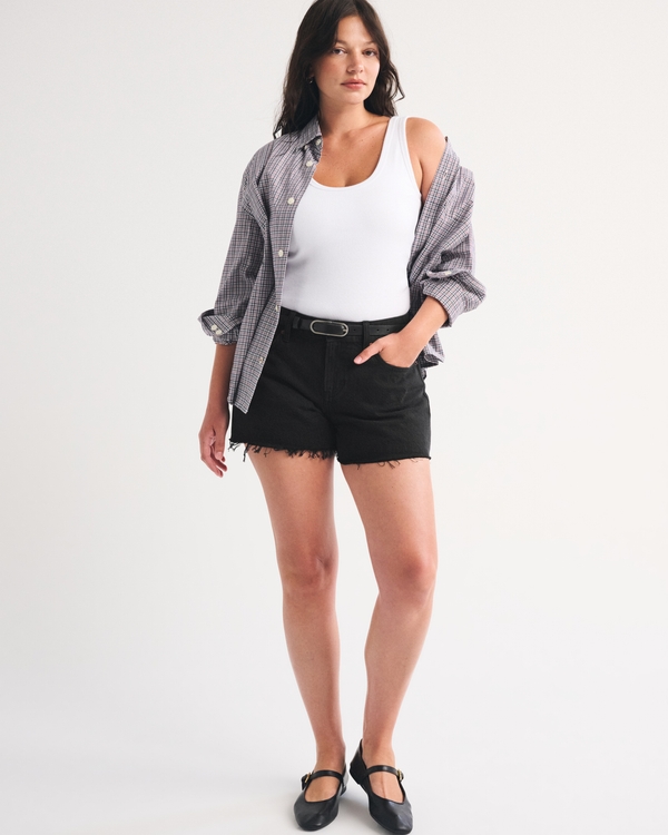 Curve Love Low Rise Ultra Loose Short, Black view 2