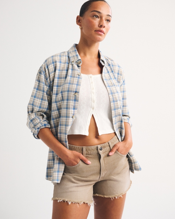 Curve Love Mid Rise A-Line Short