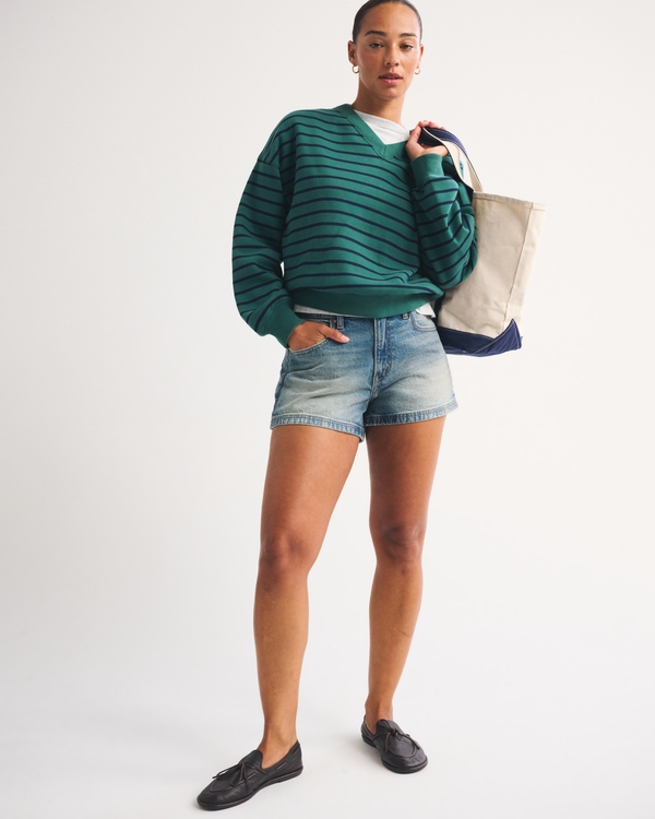 Curve Love High Rise 90s Relaxed Short, Medium view 2