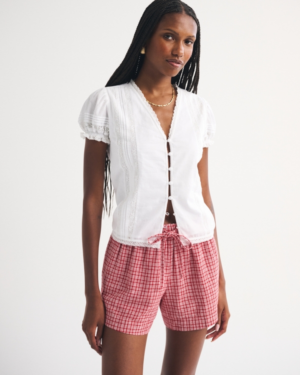 High Rise Pull-On Short
