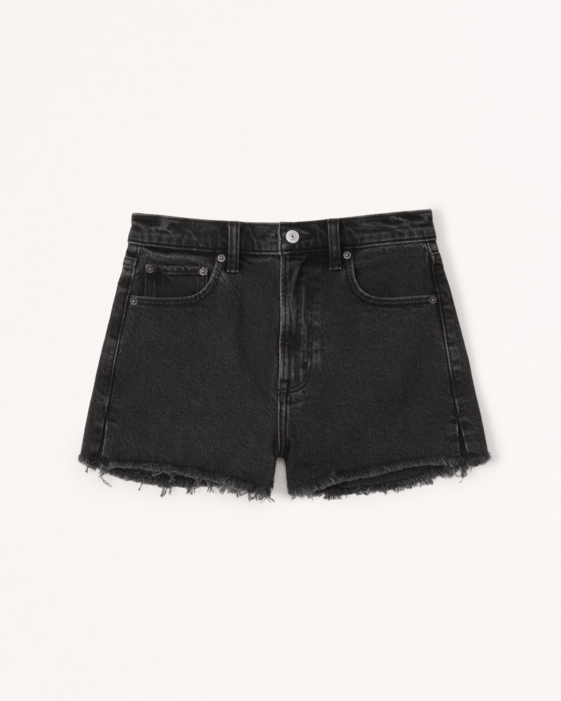 Essential Medium Wash Denim Shorts - Cuffed Hem – Shop the Mint