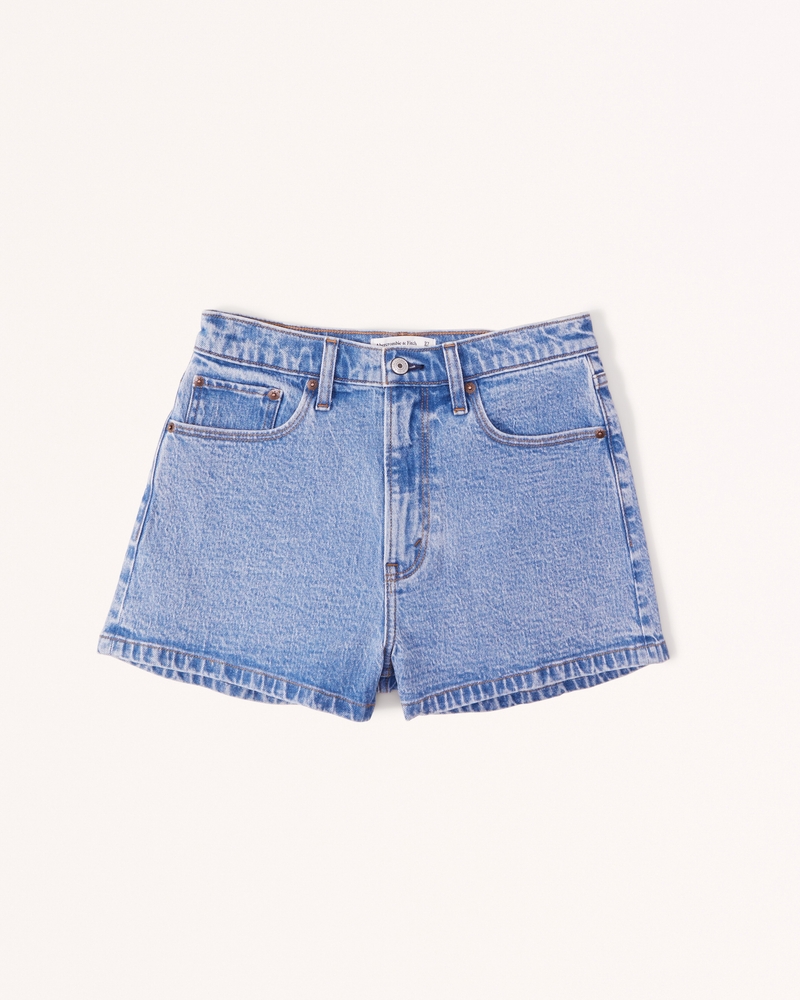 Short mom fit discount blanco