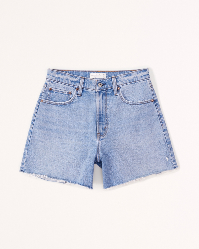 Women's Curve Love High Rise Dad Short | Women's Bottoms | Abercrombie.com