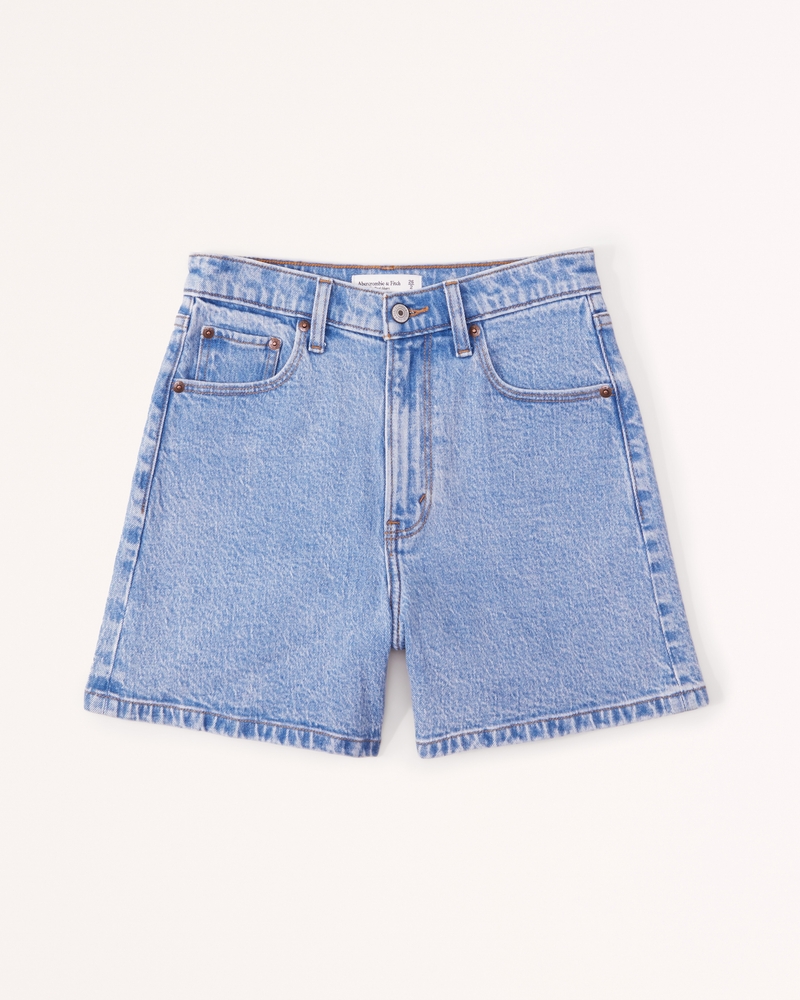 Women's High Rise Dad Short | Women's Bottoms | Abercrombie.com