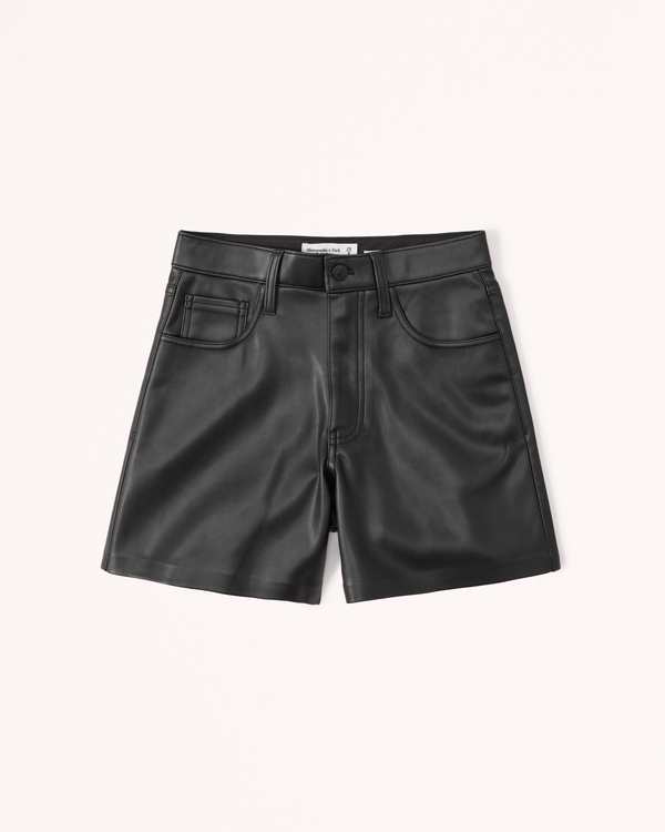 Women's Vegan Leather Dad Short | Women's Clearance | Abercrombie.com
