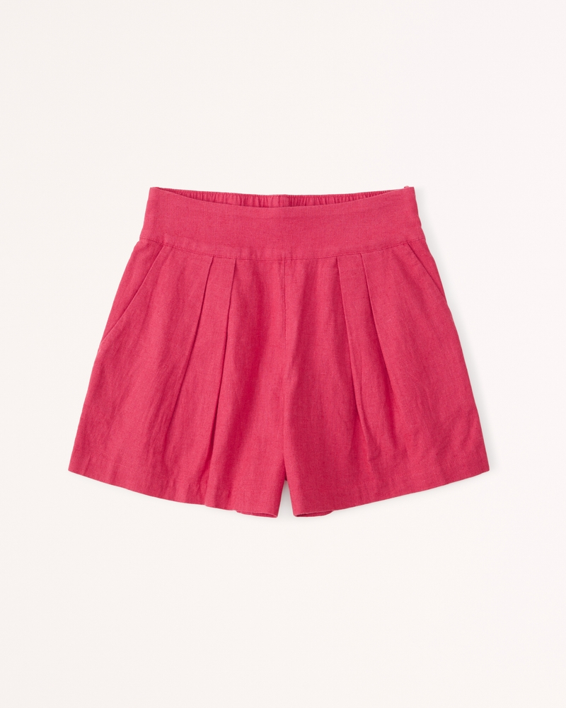 Women's Ultra High Rise Linen-Blend Pull-On Short | Women's