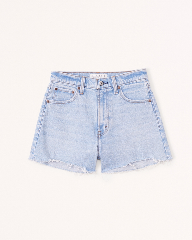 Women's High Rise 90s Cutoff Short | Women's Clearance | Abercrombie.com