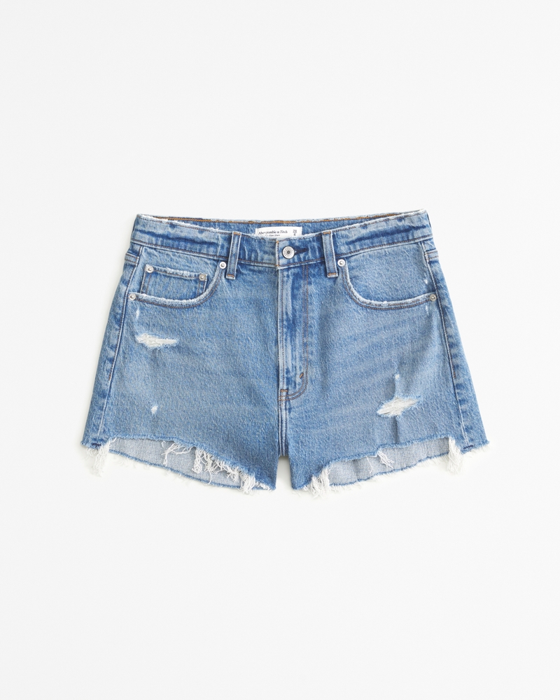 Mujer Short mom de tiro alto Mujer Liquidaci n Abercrombie