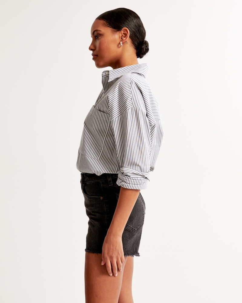 High Rise 90s Cutoff Short
