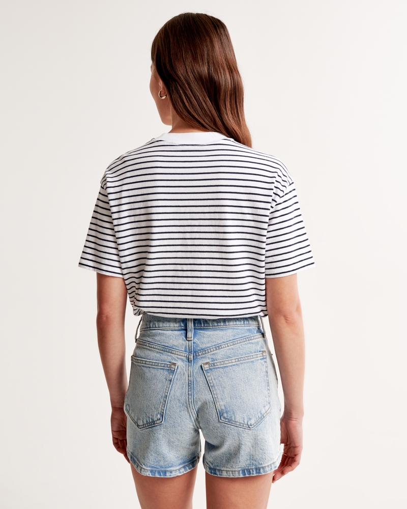 High Rise 4" Mom Short