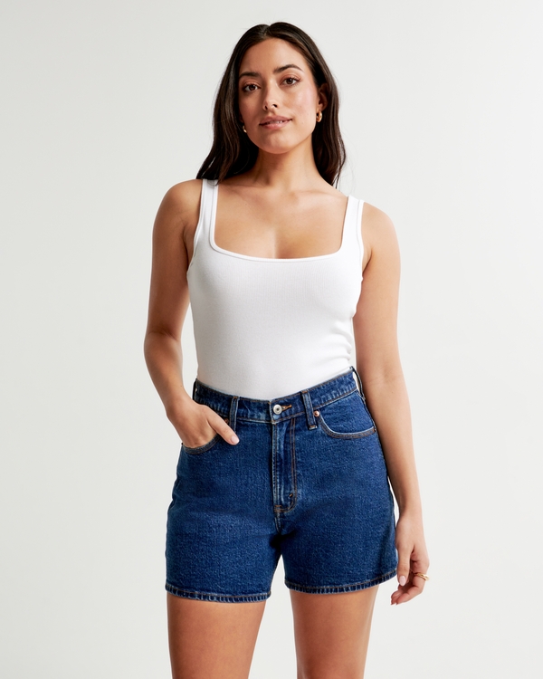 Short dad à taille haute Curve Love