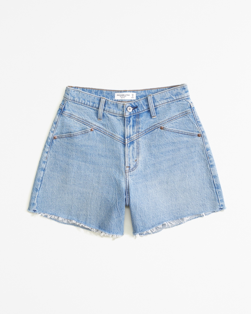 Abercrombie & Fitch Curve Love High Rise Dad Short