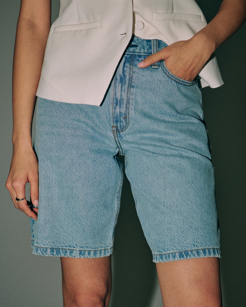 Hollister Low Rise Denim Jeans Short Shorts Womans Size 0 W24