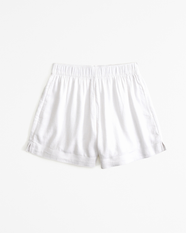 Women's Linen-Blend Pull-On Short | Women's Sale | Abercrombie.com
