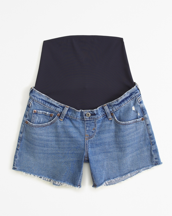 Women's High Rise Dad Shorts Abercrombie & Fitch