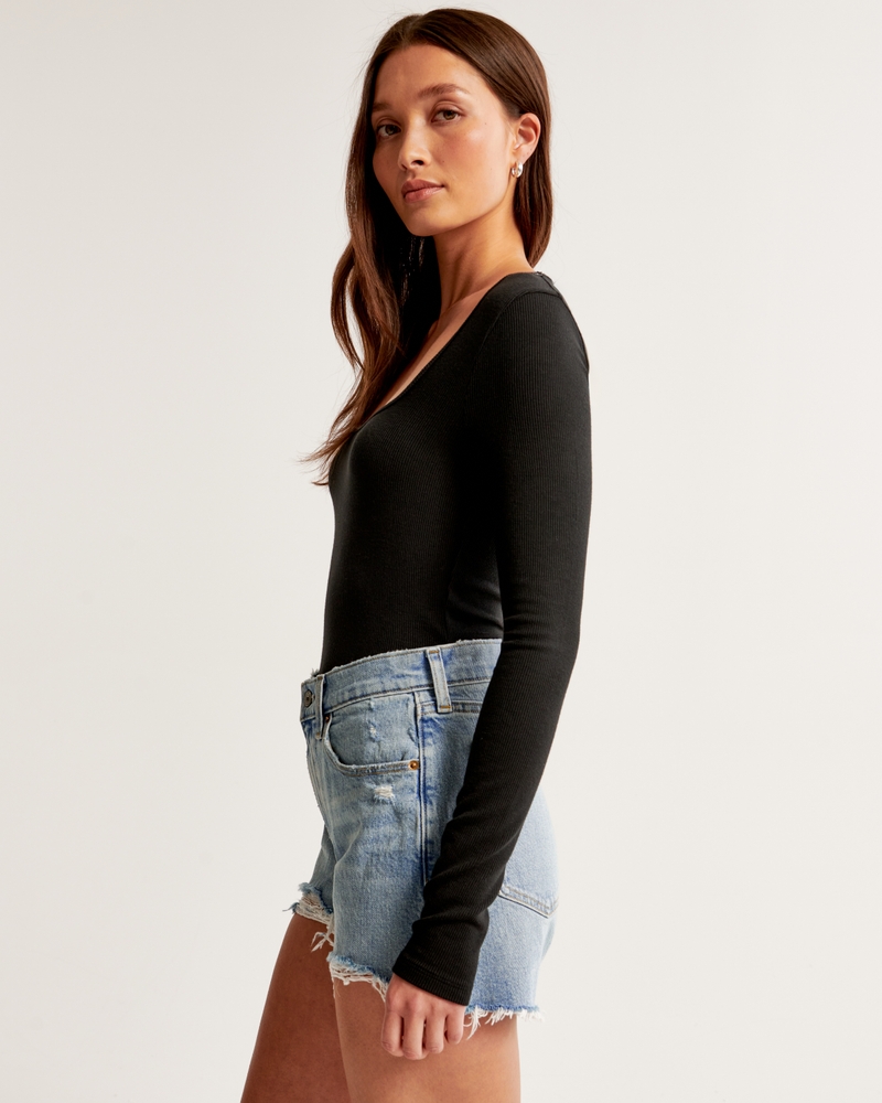 High Rise 4" Mom Short