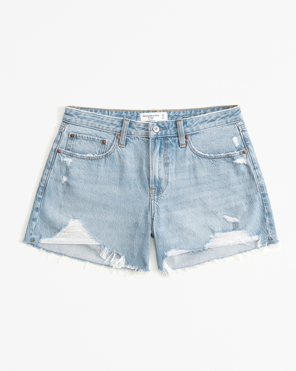 White Low Rise Shorts
