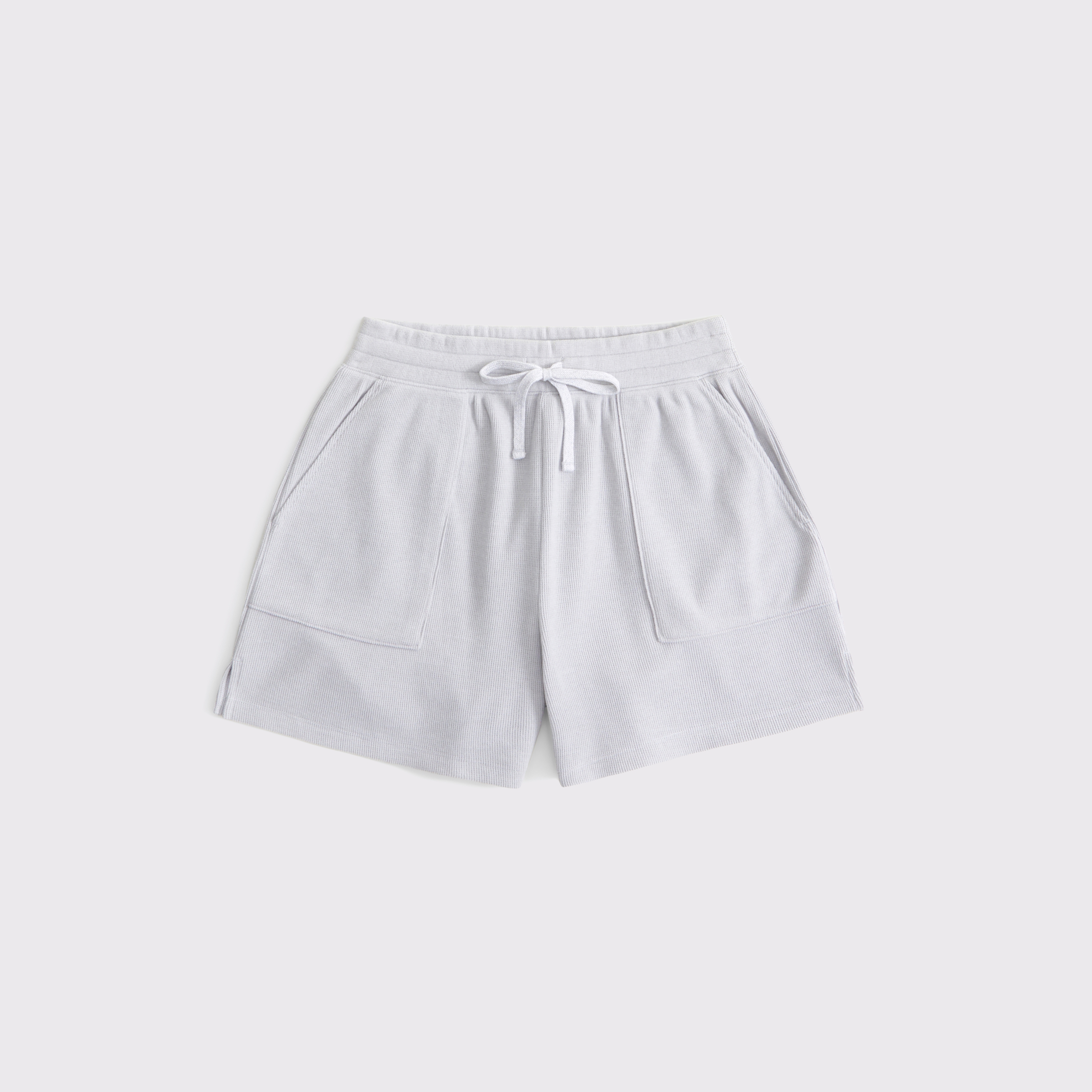 Abercrombie & Fitch Lounge Waffle Short In Gray