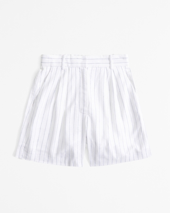 A&F Sloane Tailored Linen-Blend Short from Abercrombie & Fitch - $12.97