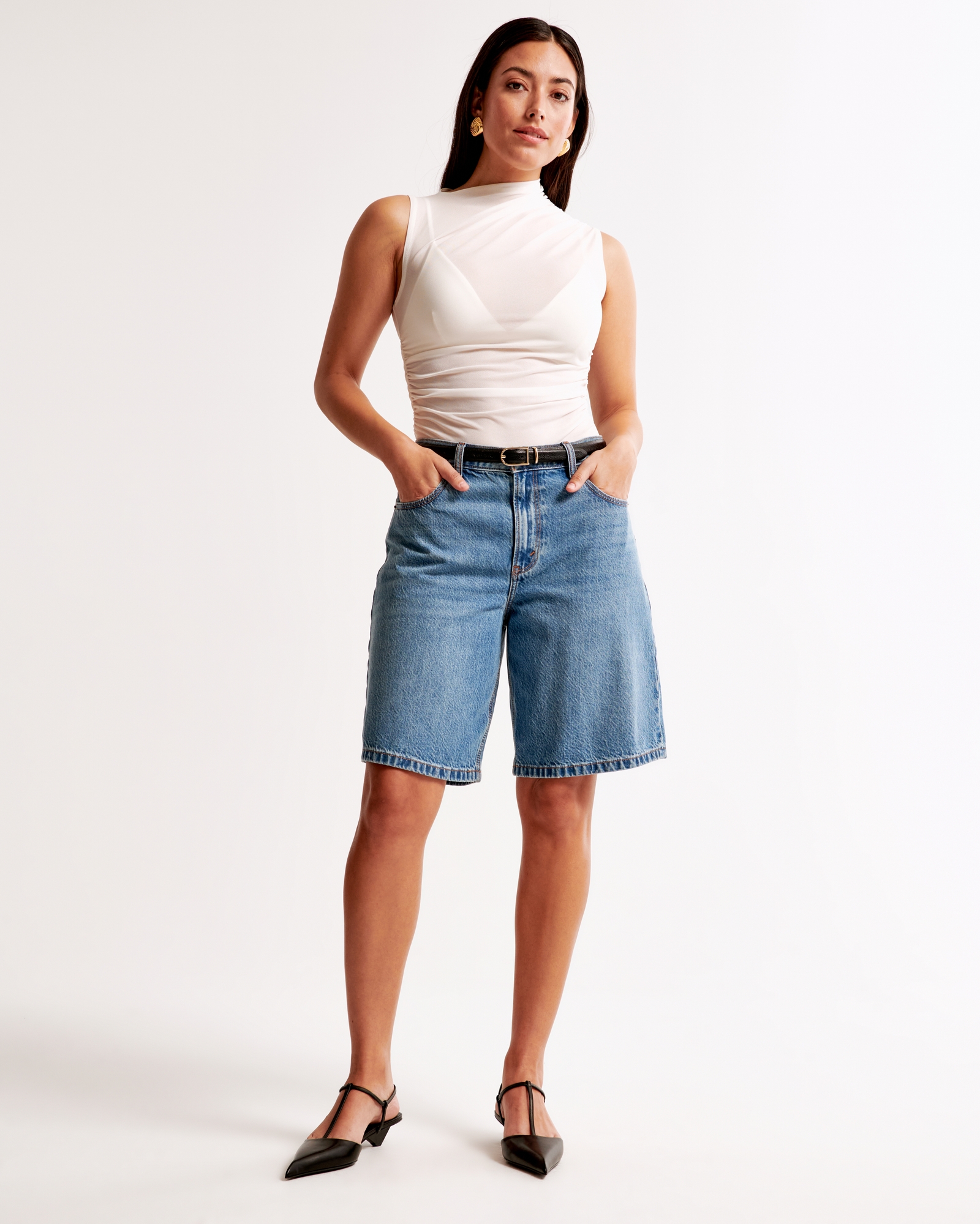 Curve Love Mid Rise 10" Loose Short