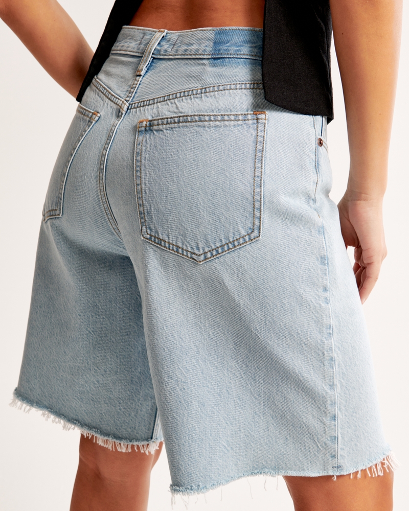 Women's Curve Love Mid Rise 10" Loose Short | Women's Bottoms |  Abercrombie.com