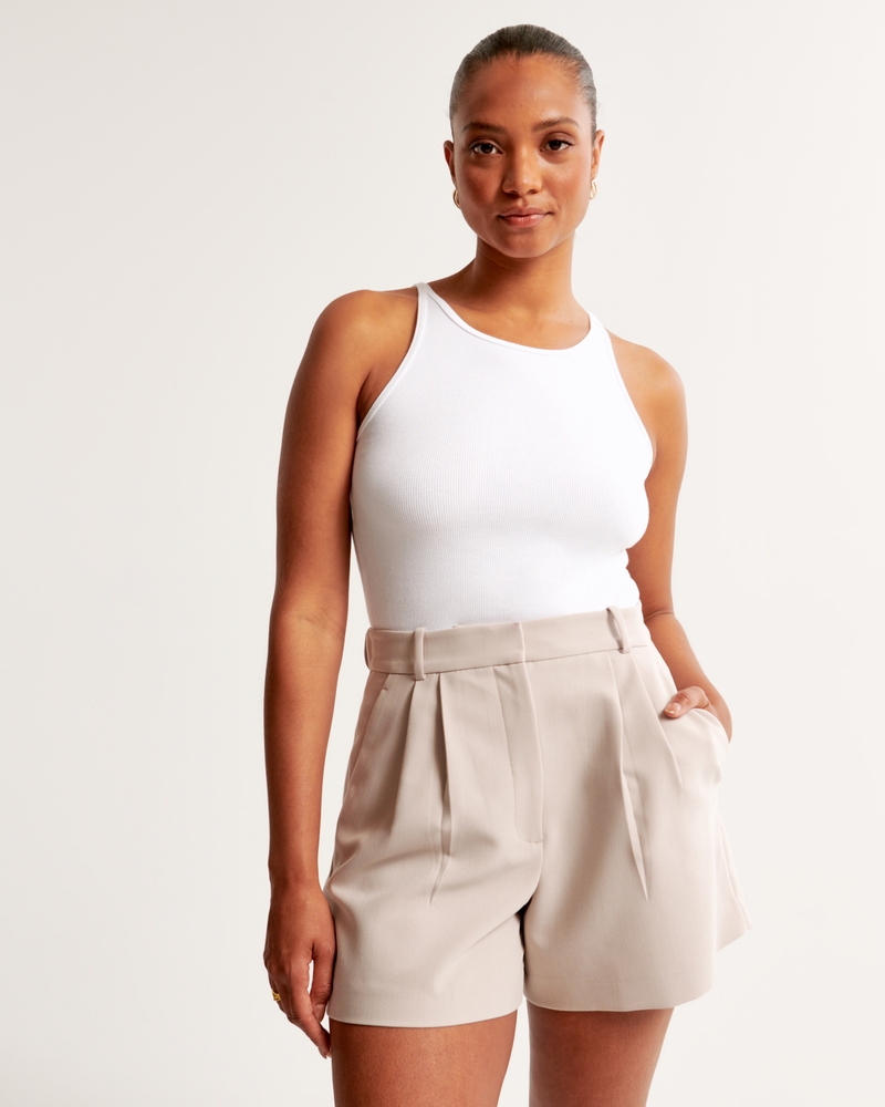 Curve Love A&F Sloane Tailored Short