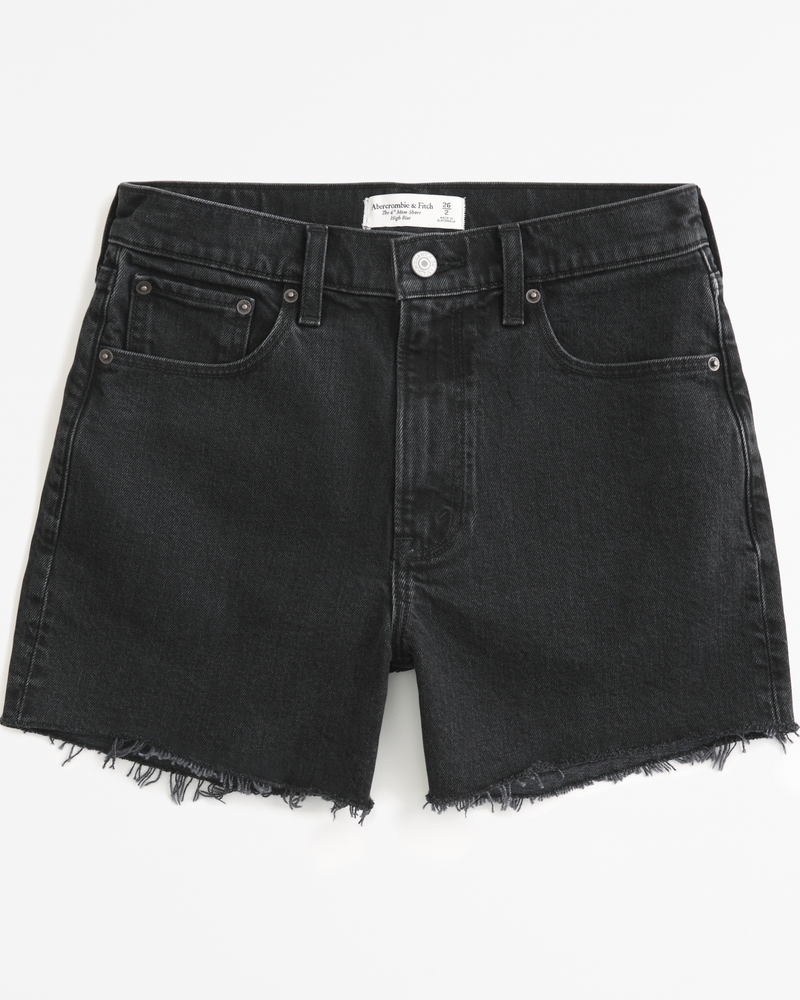 Black mom shorts best sale