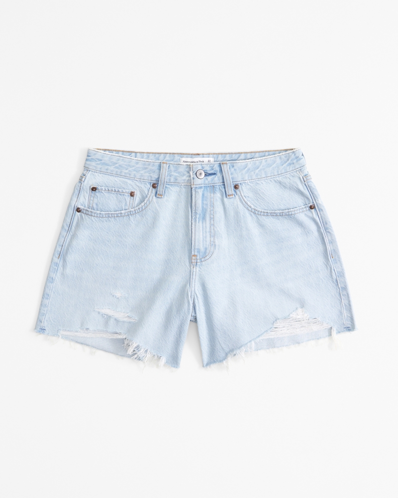 Mujer Short suelto de tiro bajo Curve Love Mujer Prendas inferiores Abercrombie