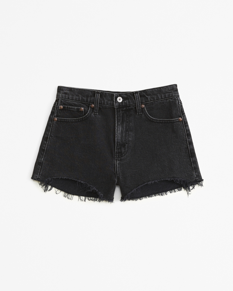 Short mom de tiro alto