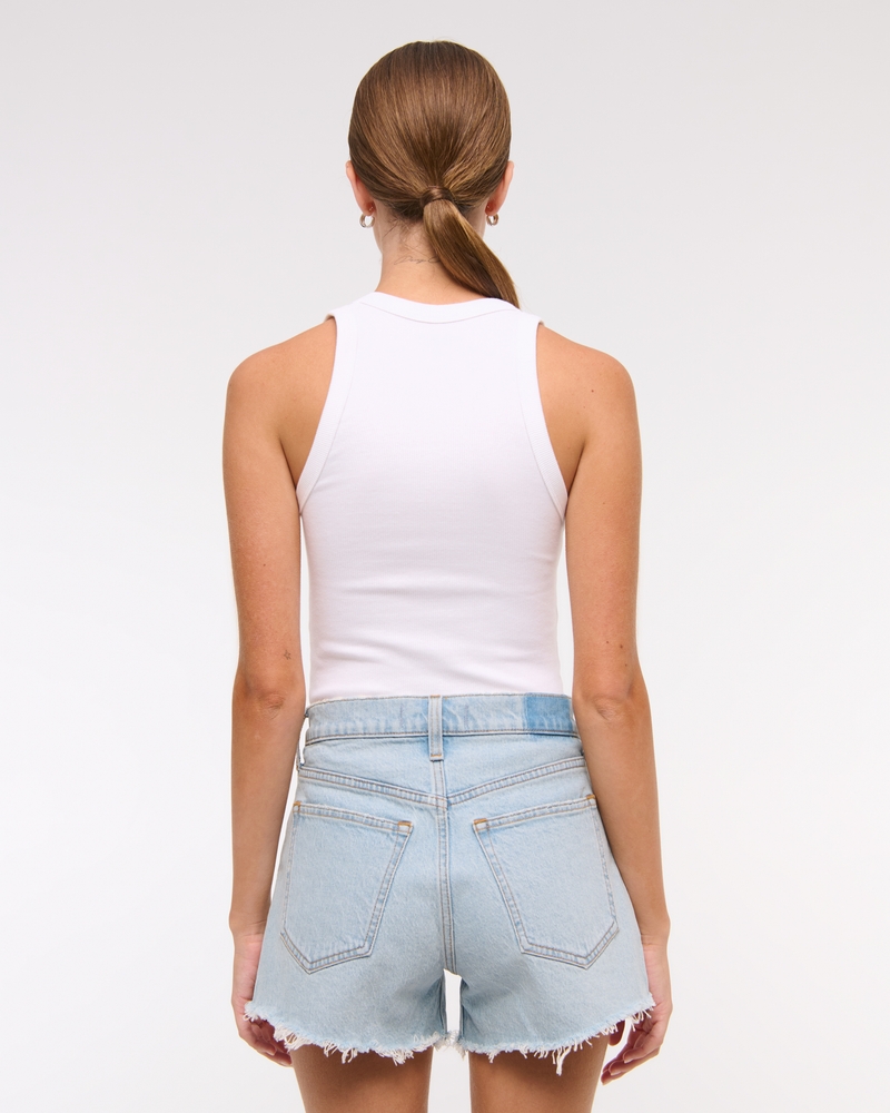 High Rise 90s Cutoff Short