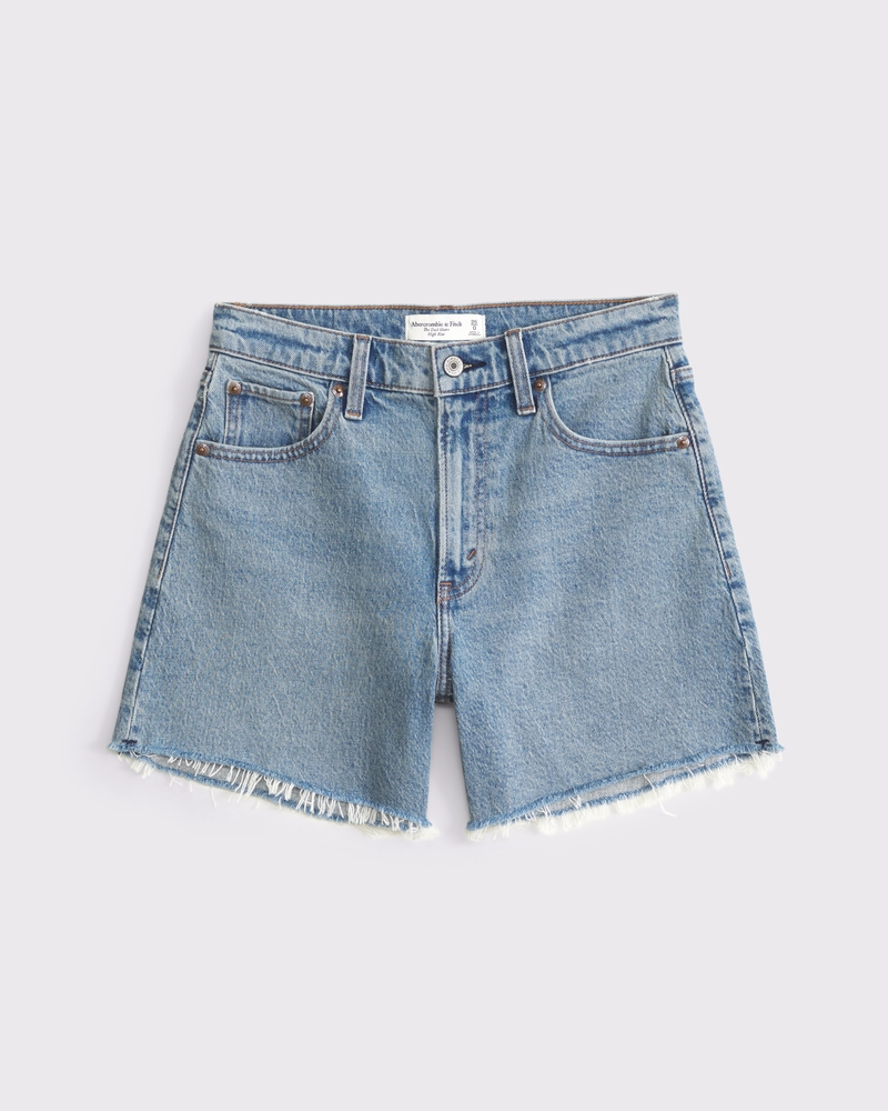 Women's High Rise Dad Short | Women's Bottoms | Abercrombie.com
