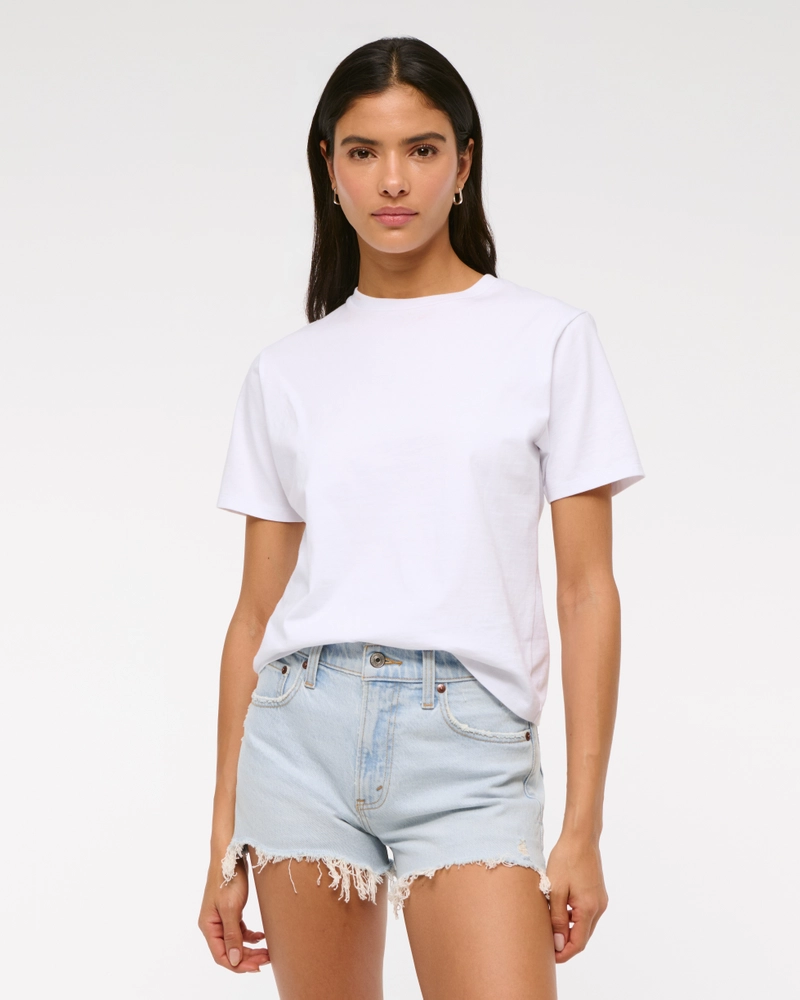 High Rise Mom Short