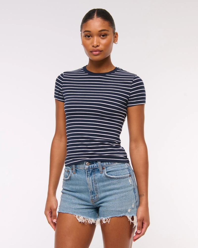 High Rise Mom Short