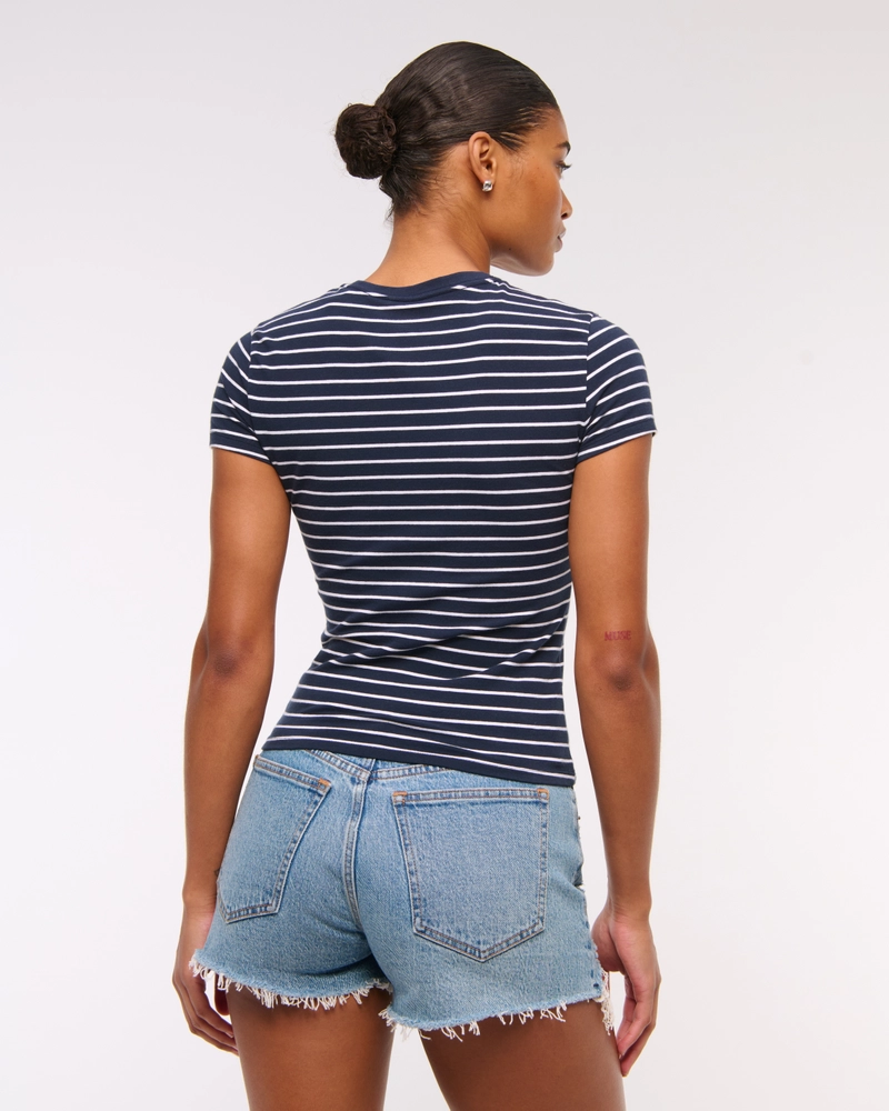 High Rise Mom Short