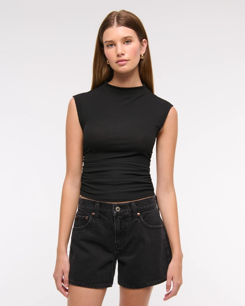 Mid Rise A-Line Short