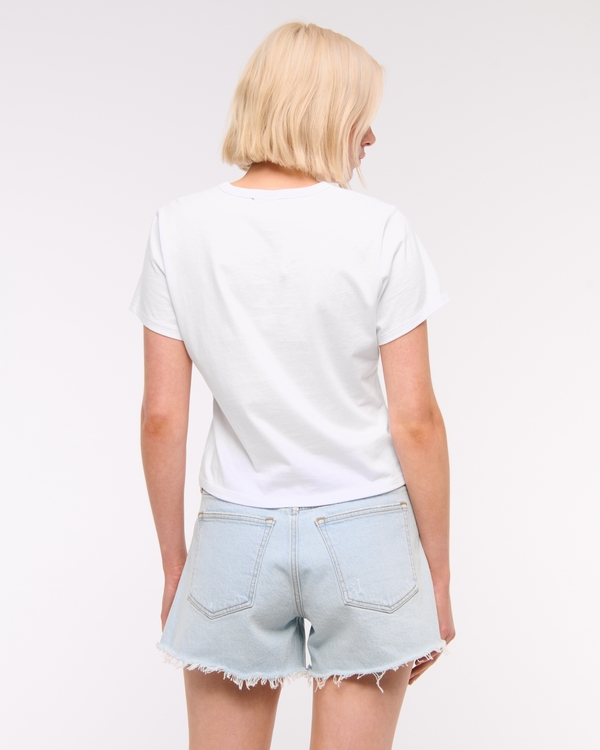 Mid Rise A-Line Short