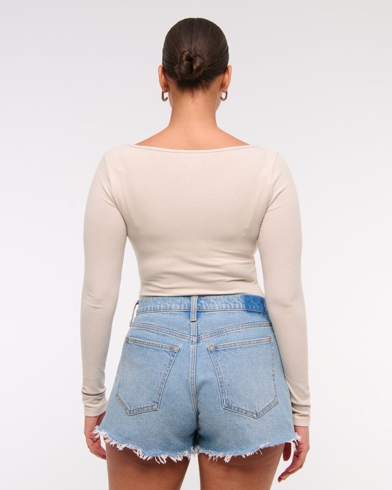 Curve Love High Rise 90s Cutoff Short