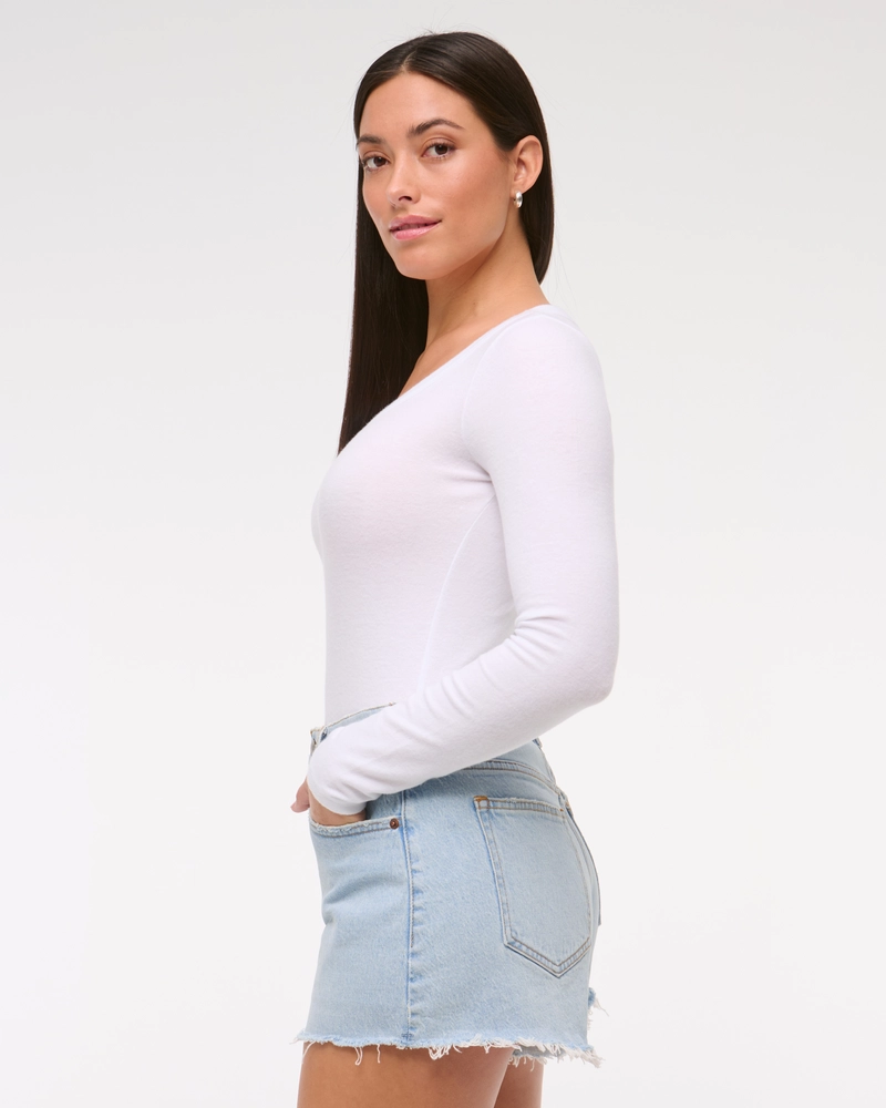 Curve Love High Rise 90s Cutoff Short