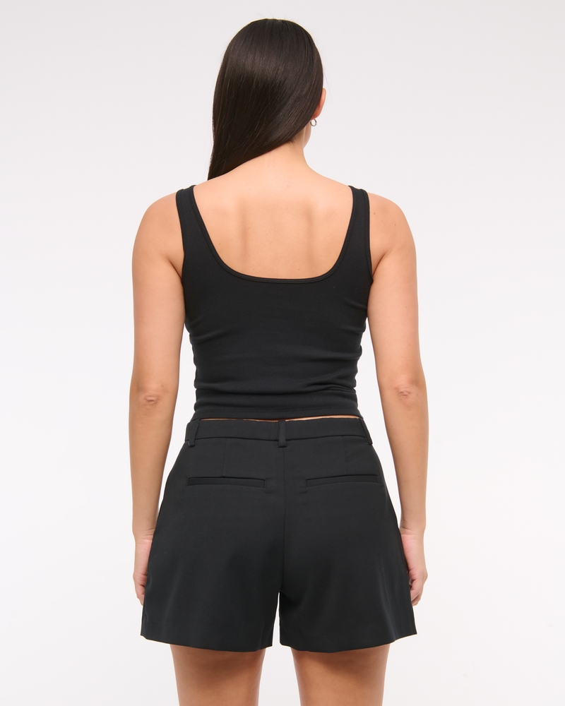 Curve Love A&F Sloane Low Rise Tailored Short