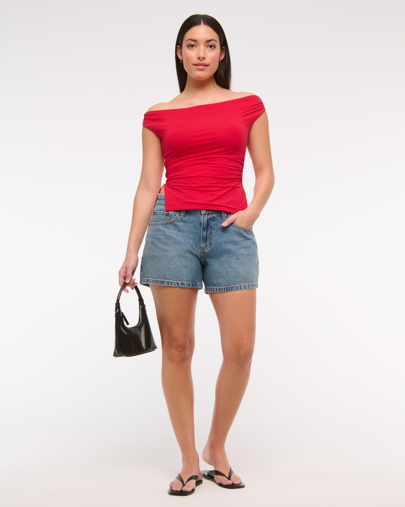 Curve Love Low Rise Baggy Short