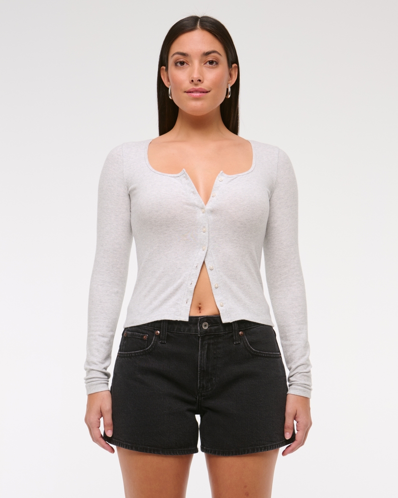 Mid Rise A-Line Short