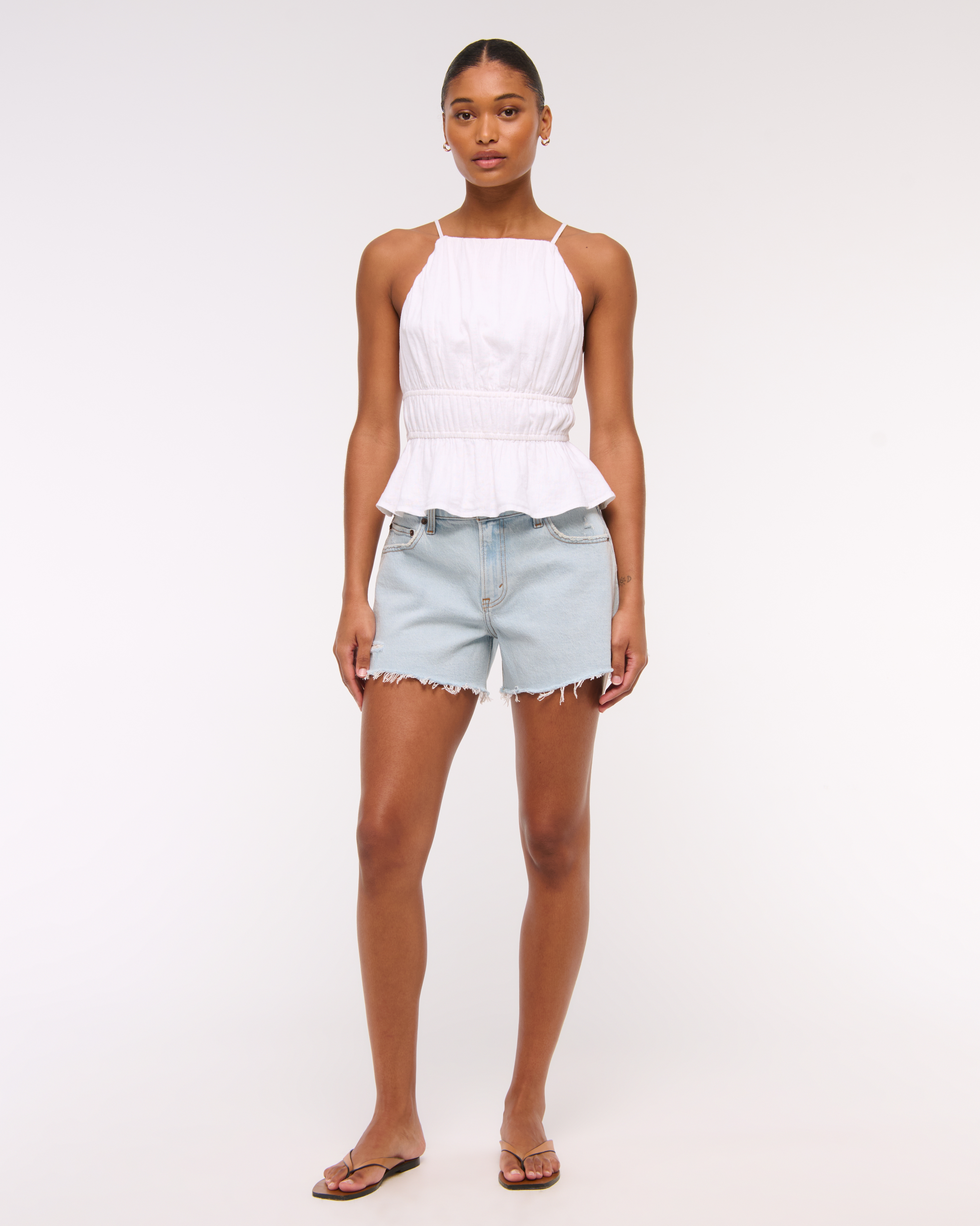 Women's Curve Love Mid Rise A-Line Short | Women's Bottoms