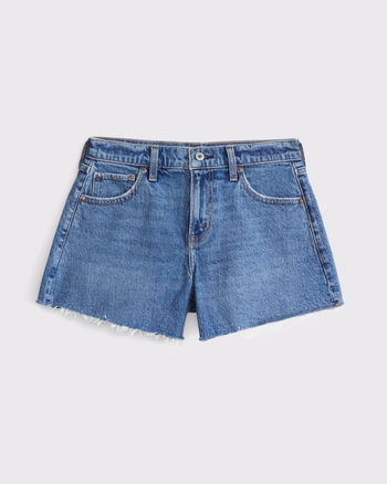 Women's Curve Love Mid Rise A-Line Short | Women's Bottoms | Abercrombie.com