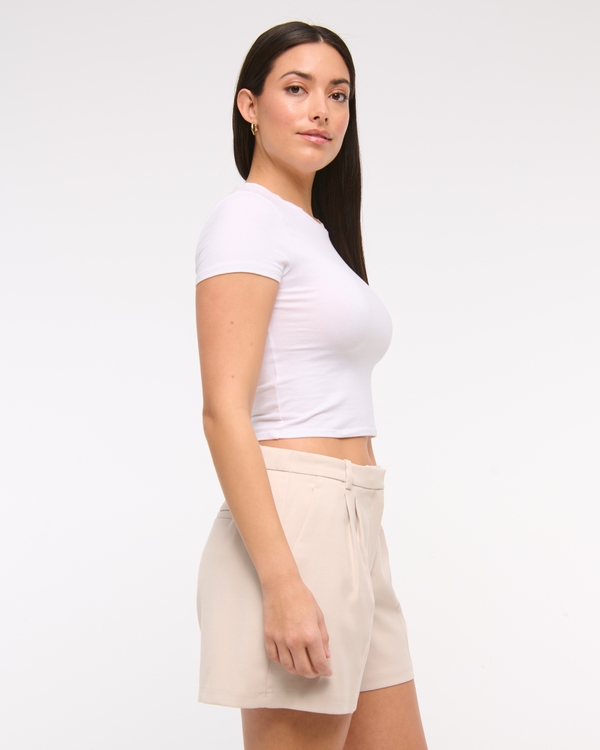 Curve Love A&F Sloane Low Rise Tailored Short